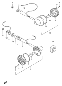 GN250 Поворотники