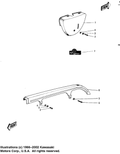  Боковая крышка / крышка цепи