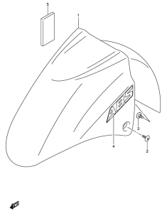 AN650 (ABS) Переднее крыло