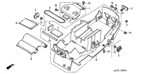 VTR1000SP Заднее крыло
