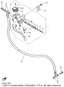 GTS1000AFC Главный тормозной цилиндр