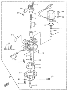 YA50R Карбюратор