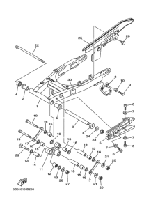 XT250 ﾘﾔｱｰﾑ