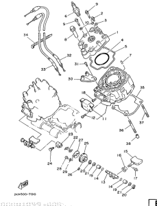 TZ250T Головка цилиндров