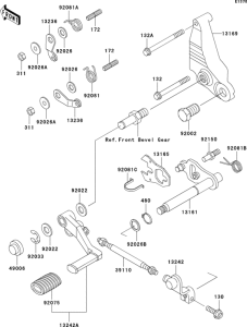 ZG1000 Механизм переключения передач