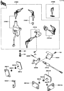 EN450 Замок зажикания