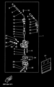 YQ50 Карбюратор
