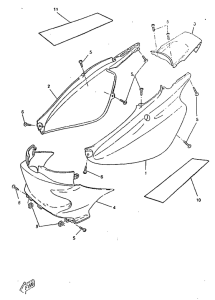 CW50RSX Боковые обтекатели