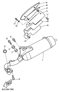 YQ50 Выхлопная система