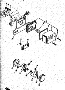 CW50 Taillight unit ass`y