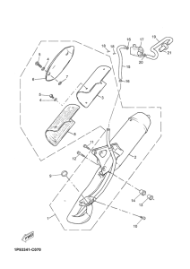 YN50M Выхлопная система