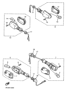 XJR1300 Поворотники
