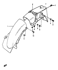 RG50 Заднее крыло