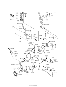 VN1700 Задний торм цилиндр