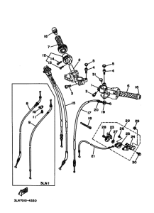  ステアリングハンドル. ケーブル