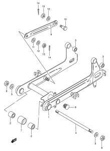 K125 Маятник задний
