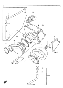 DR650 Воздухоочиститель