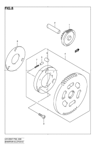 UH125 Муфта стартера