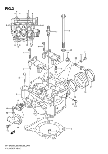 DR-Z400 Головка цилиндров