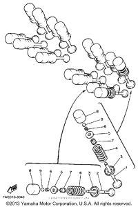 FZR600RB Клапана