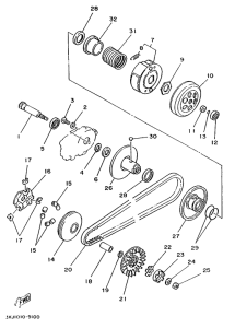 YE80 Сцепление