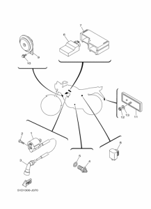 YBR125ED Equipo electrico