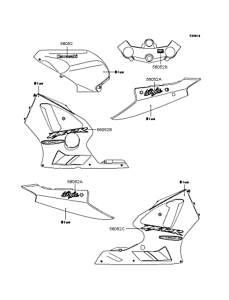 ZX1200 Наклейки