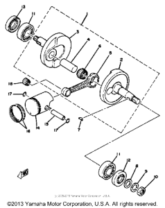 QT50T Коленвал,поршни