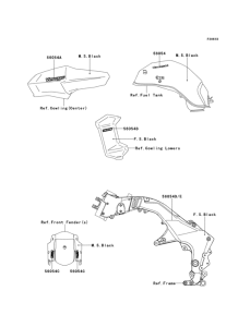 KLZ1000 Decals(black)(aef)