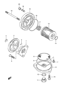 DR125 Маслонасос
