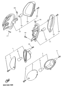 YN100 - blinkleuchte