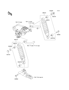 EJ800 Подвеска  /  амортизатор