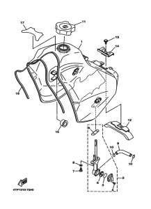 DT230 Fuel tank assy