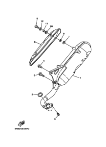 CY50 CY50N Выхлоп
