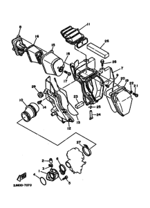 BW350 BW350U Впускная система