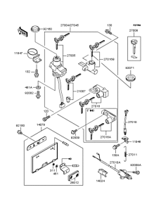 ZR250 Замок зажигания