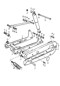 A100 Маятник задний