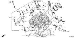 CMX300 Головка цилиндров