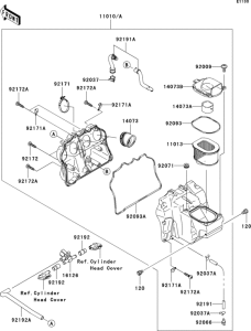 ZR750 Воздушный фильтр