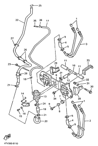 YZF600R Система забора воздуха
