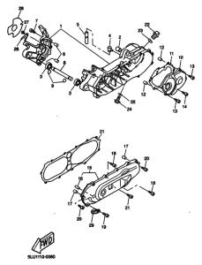 CW50 Картер двигателя