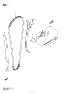 GSX-R250 Цепь ГРМ