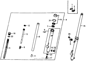 CR60R Передние аммортизаторы