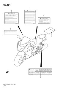 GSX-R1000 Honda mark