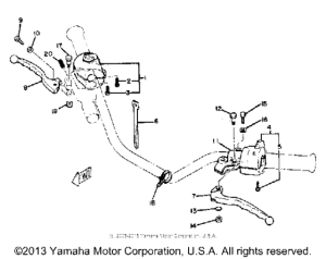 XS850G Рулевые переключатели