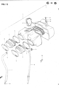 GSX500 Воздухоочиститель