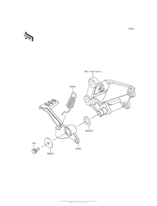 EX300 Педаль тормоза