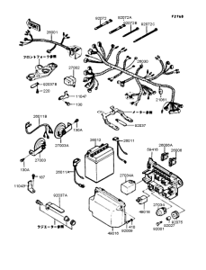 ZX900 Электрика