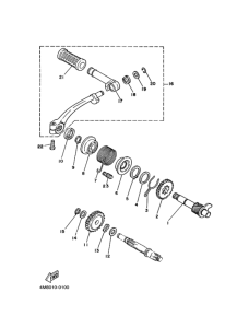 GT80 Ножной стартер