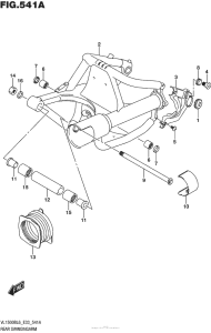 VL1500B Rear Swingingarm